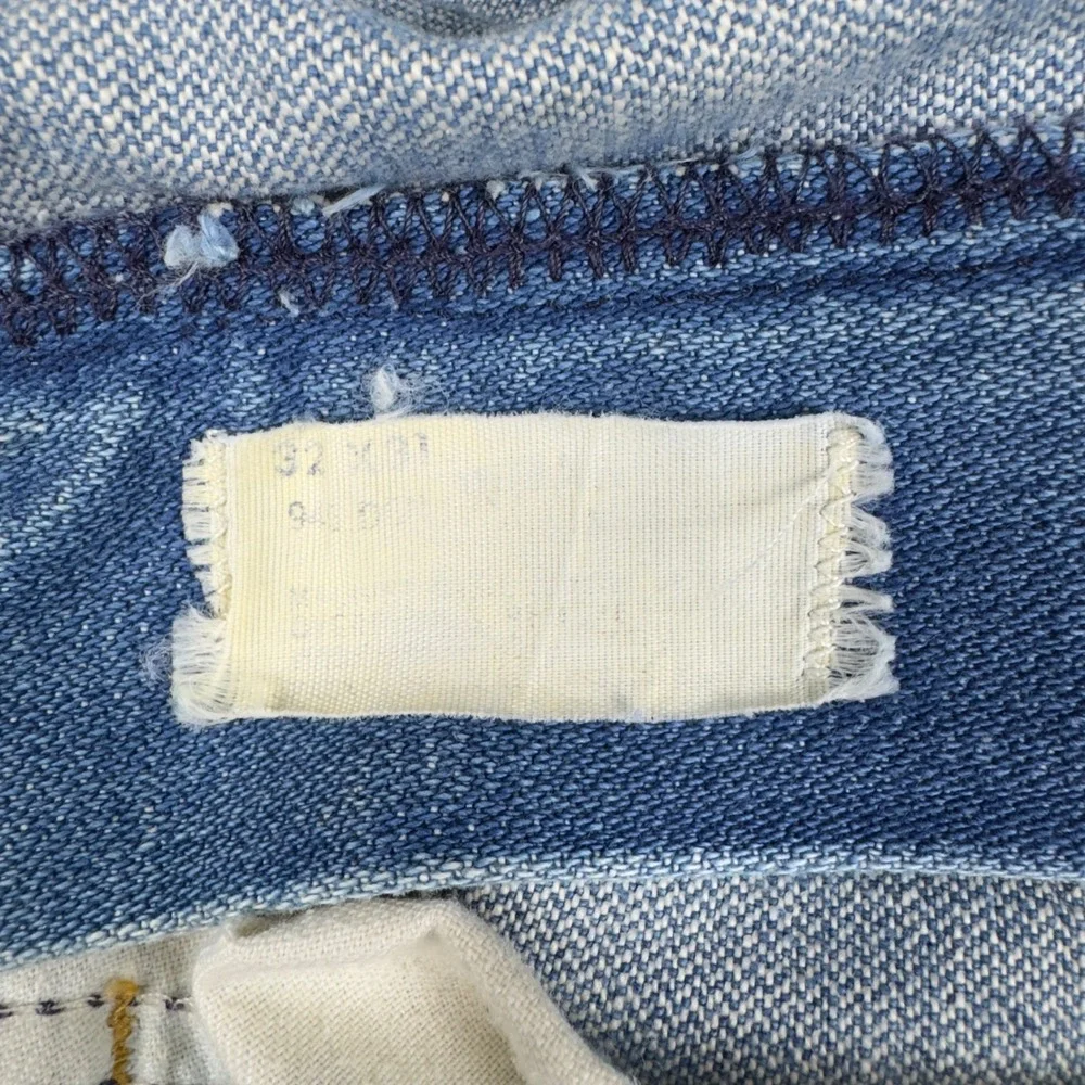 Vtg 70s 80s Wrangler 946 Cowboy Cut Jeans Men‎ 32x31 Blue Distressed Made in USA